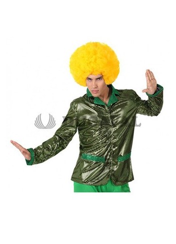 Disfraz de Chaqueta disco brillo verde