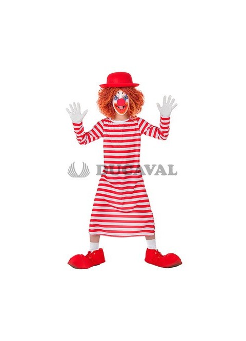 Disfraz de Payaso Largo - Disfraces Ducaval