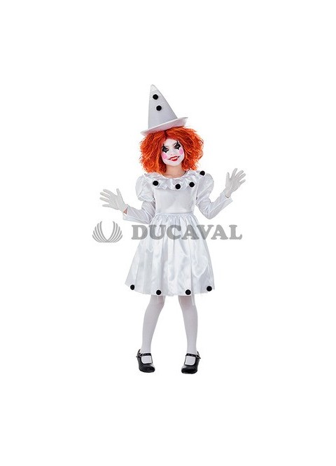 Disfraz Vestido Pierrot - Disfraces Ducaval