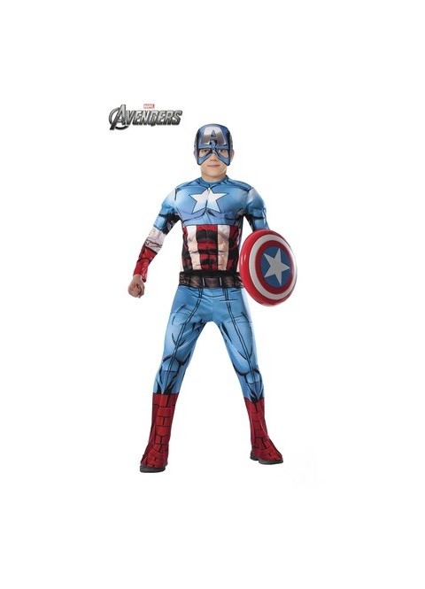Disfraz de Capitán América Avengers Premium