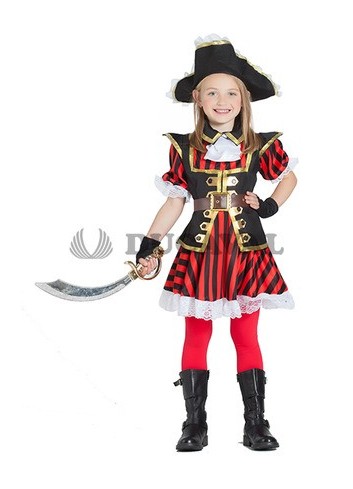 Disfraz de Pirata niña