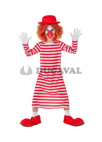 Disfraz de Payaso Largo - Disfraces Ducaval