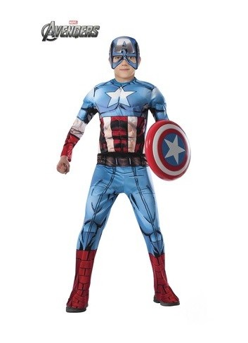 Disfraz de Capitán América Avengers Premium