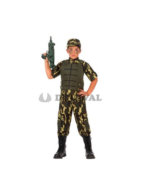 Disfraz de Camuflaje niño