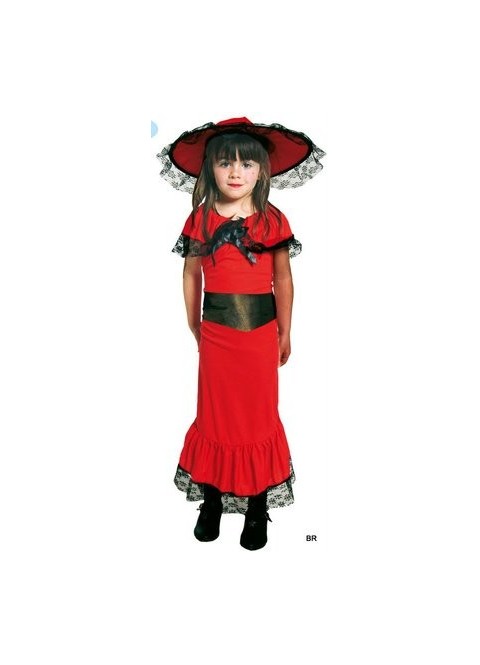 Set falda años 50 infantil rojo - Disfraces Ducaval
