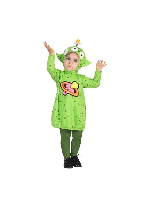 Disfraz de Alien niña bebé