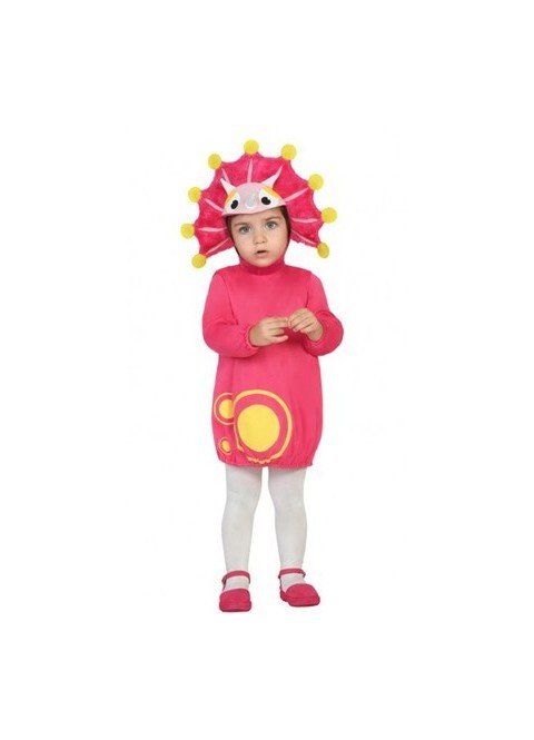 Disfraz de Dragon rosa bebé