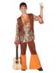 Disfraz de Hippie niño naranja