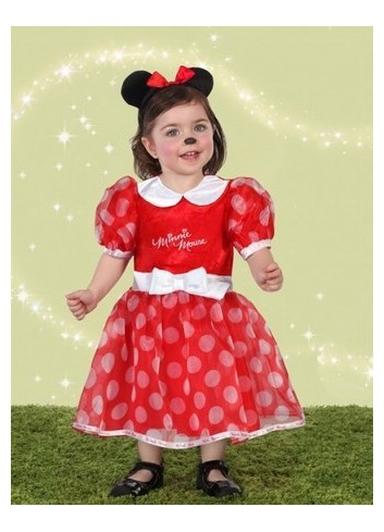 Ten cuidado parálisis maleta Disfraz Minnie rojo bebé - Disfraces Ducaval