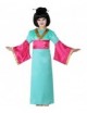 Disfraz de Geisha azul