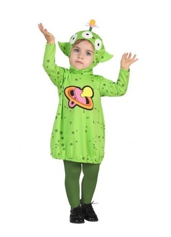 Disfraz de Alien niña bebé