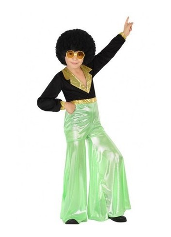 Disfraz de Disco verde niño