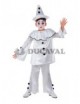 Disfraz pierrot blanco infantil