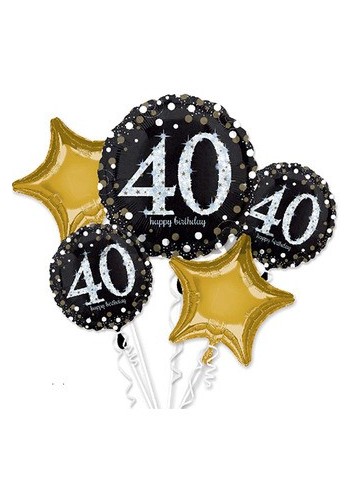 Bouquet de globos de 40 cumpleaños