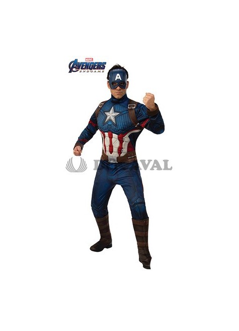 Humildad Llave Anterior Disfraz Capitán América Endgame - Disfraces Ducaval