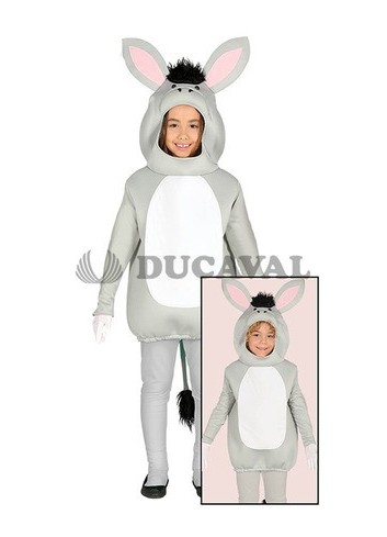 Disfraz de burro gris