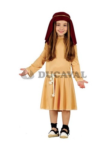 Disfraz de Pastorcita Marrón: Ideal para Navidad