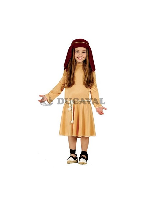 Disfraz de Pastorcita Marrón: Ideal para Navidad