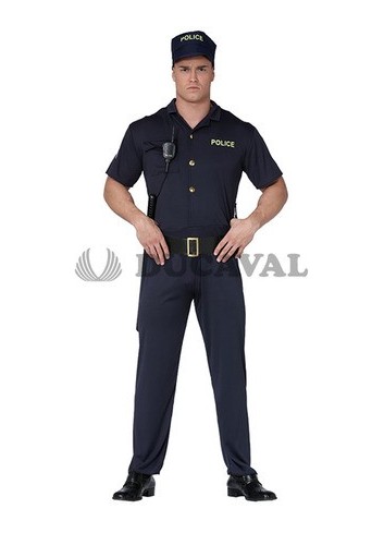 Disfraz Agente Policía - Envíos 24 horas