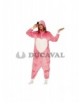 Disfraz flamenco kigurumimi adulta