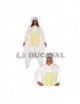 Disfraz oso polar kigurumimi adulta
