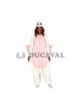 Disfraz unicornio rosa kigurumimi