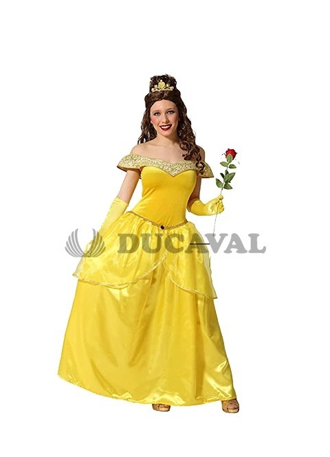 Disfraz princesa dorado