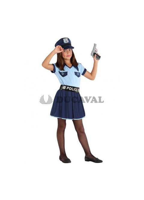 Disfraz de Policía niña