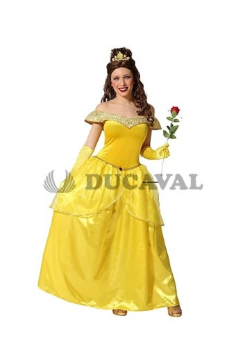 Disfraz princesa dorado
