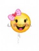 Globo foil Smile niña 45cm - Disfraces Ducaval