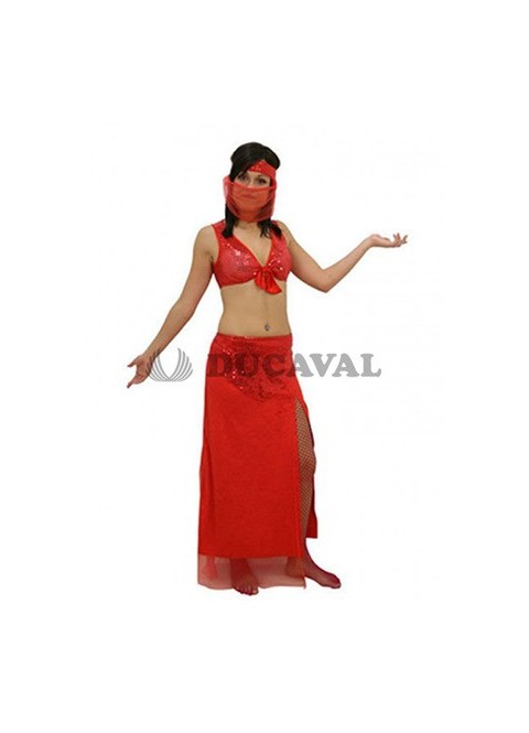 Disfraz bailarina rojo - Disfraces Ducaval