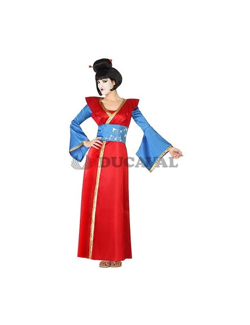 Disfraz de Geisha roja - Disfraces Ducaval