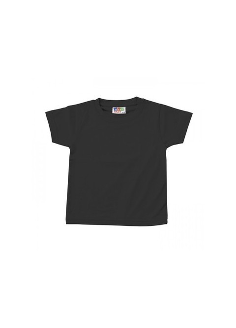 Camiseta premium bebé negra