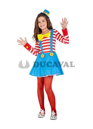 Disfraz de payasa niña