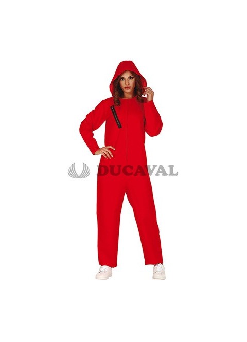 Disfraz convicta capucha rojo