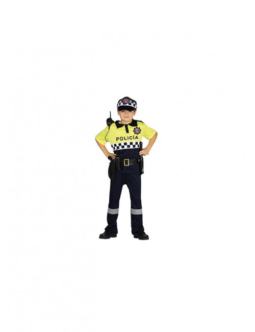 Disfraz de policía local para niño