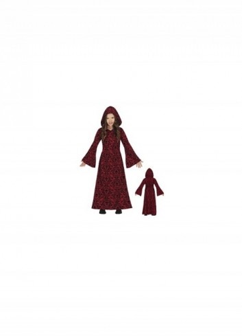 Disfraz bruja con capucha roja infantil | Ducaval |