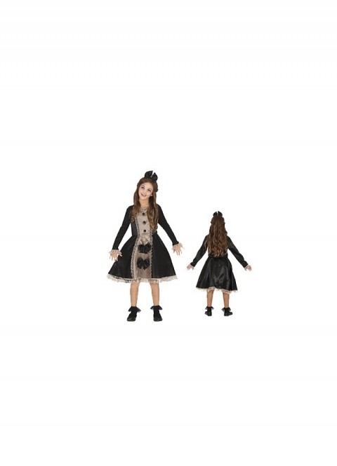 Disfraz muñeca oscura infanil | Ducaval | Envíos 24/48 horas