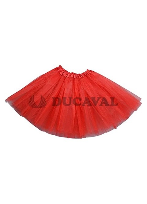 Tutú en color rojo de 45cm, Ducaval