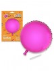 Globo circular poliamida fucsia tubito 49x46cm