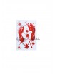 Pies sangre pegatina para ventana 25x35cm | Ducaval |