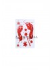 Pies sangre pegatina para ventana 25x35cm | Ducaval |