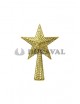 Remate estrella oro 37cm