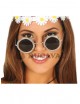 Gafas redondas con brillantes