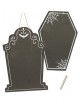 Pizarras Lápidas Originales para Mensajes Aterradores en Halloween