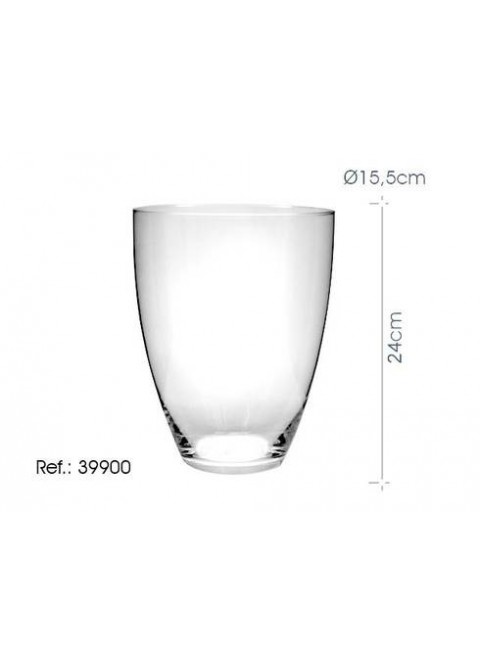 Centro mesa cristal 24cm alto