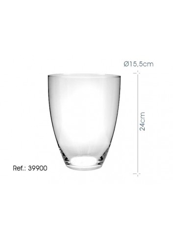 Centro mesa cristal 24cm alto