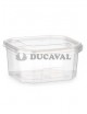 Fiambrera de plástico rectangular 370ML