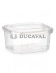 Fiambrera de plástico rectangular 370ML