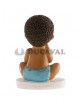 Figura bautizo niño pelota sentado 10cm - Disfraces Ducaval